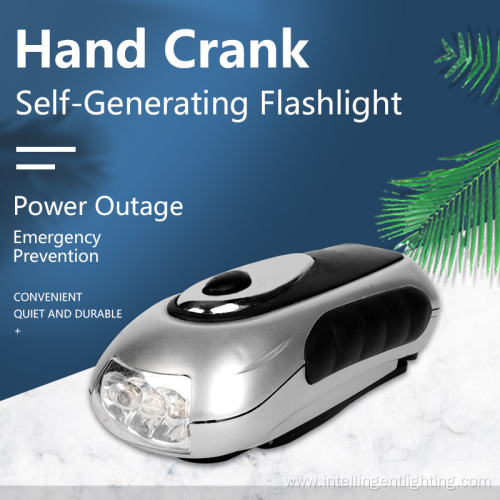 Emergency Hand Crank Dynamo Flashlight